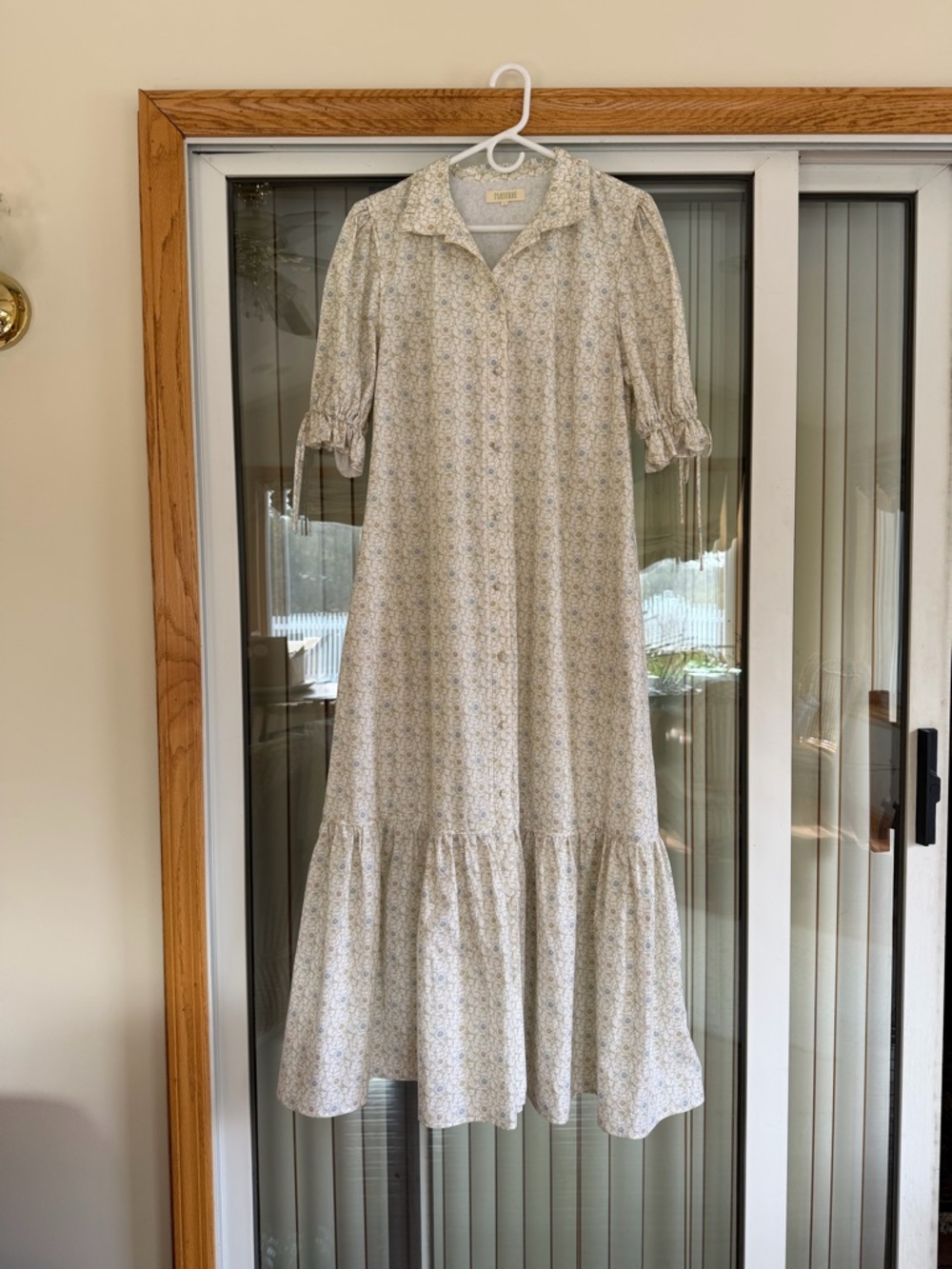 Parterre Floral “Dorian” Maxi Dress with Tie Waist - Picture 2 of 8